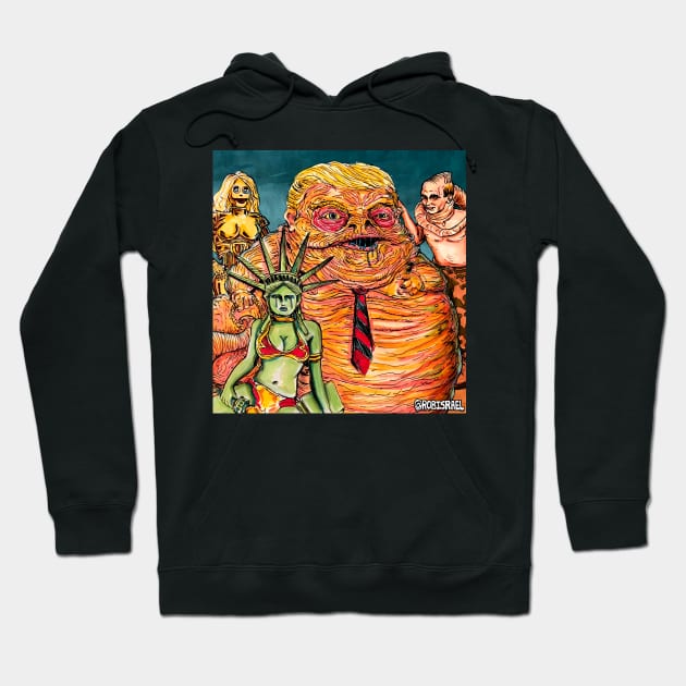 Space Slug Trump Hoodie by Robisrael